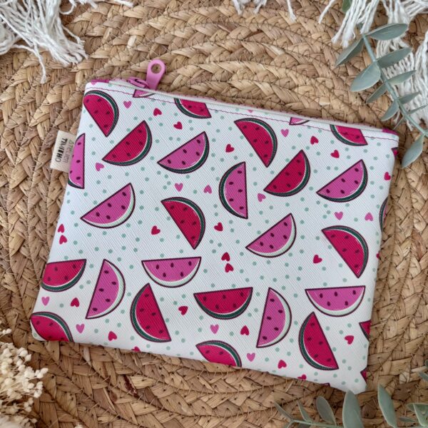 Trousse en similicuir - Pastèque Gourmande